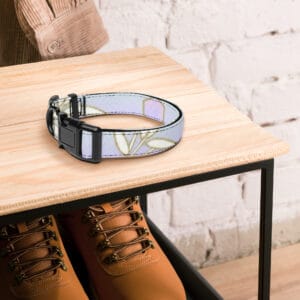 Premium Polyester Dog Collar | 3 Sizes & Adjustable Fit | Bamboo Fiber Design